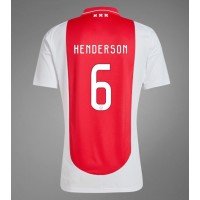 Stroje piłkarskie Ajax Jordan Henderson #6 Koszulka Podstawowej 2024-25 Krótki Rękaw